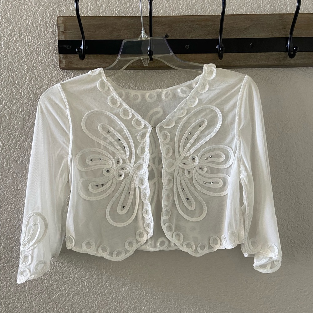 Butterfly Embroidered Top